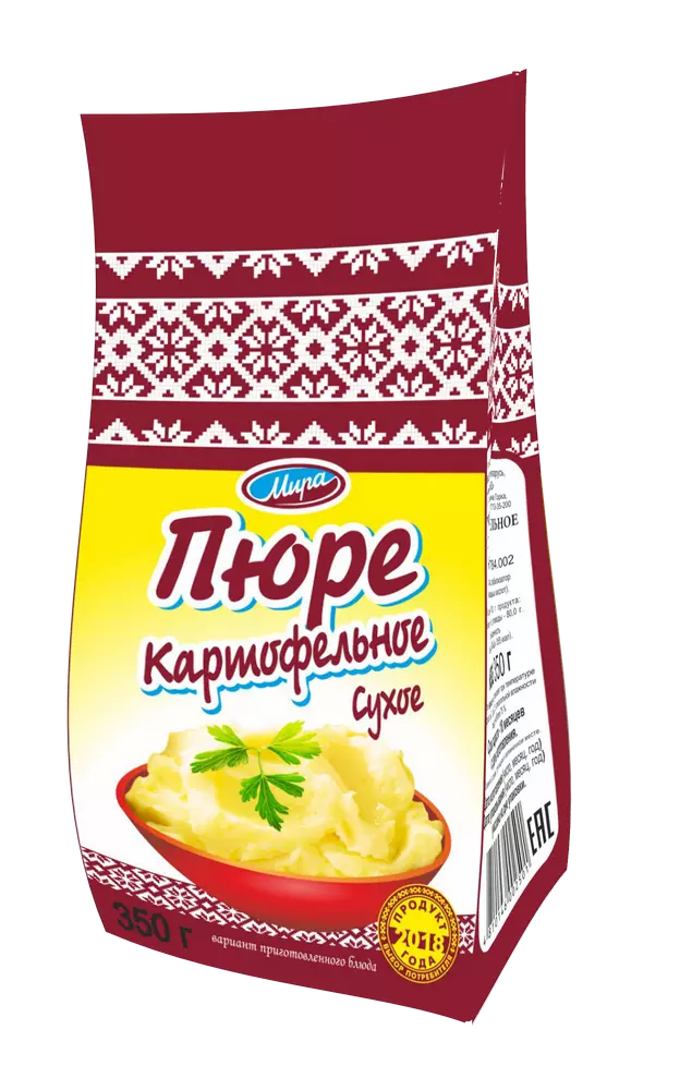 Пюре картофельное сухое 350г