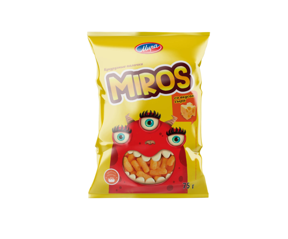 Кукурузные палочки "Miros" со вкусом сыра