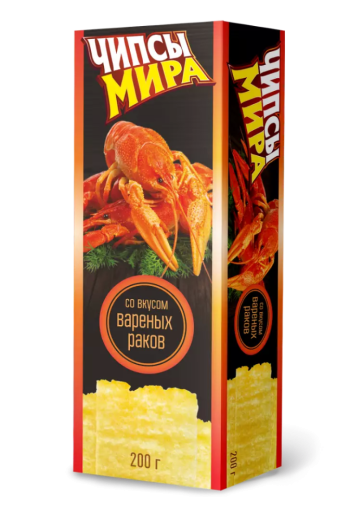 Чипсы картофельные «Мира» со вкусом вареных раков 50/100/200 г