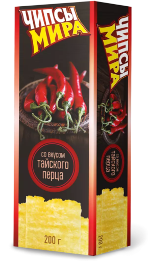 Чипсы картофельные «Мира» со вкусом тайского перца 50/100/200 г