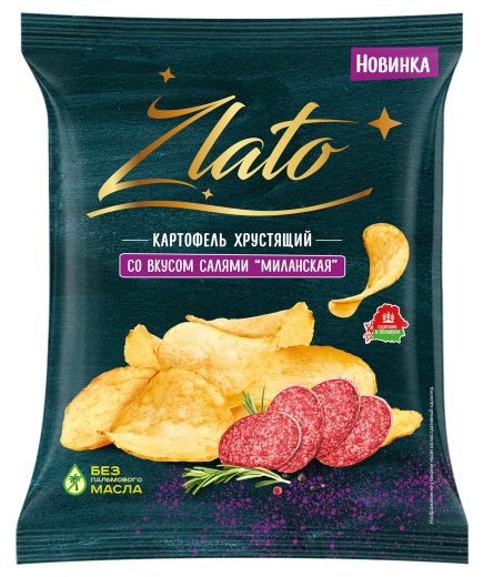 Картофель хрустящий со вкусом салями "Миланская"